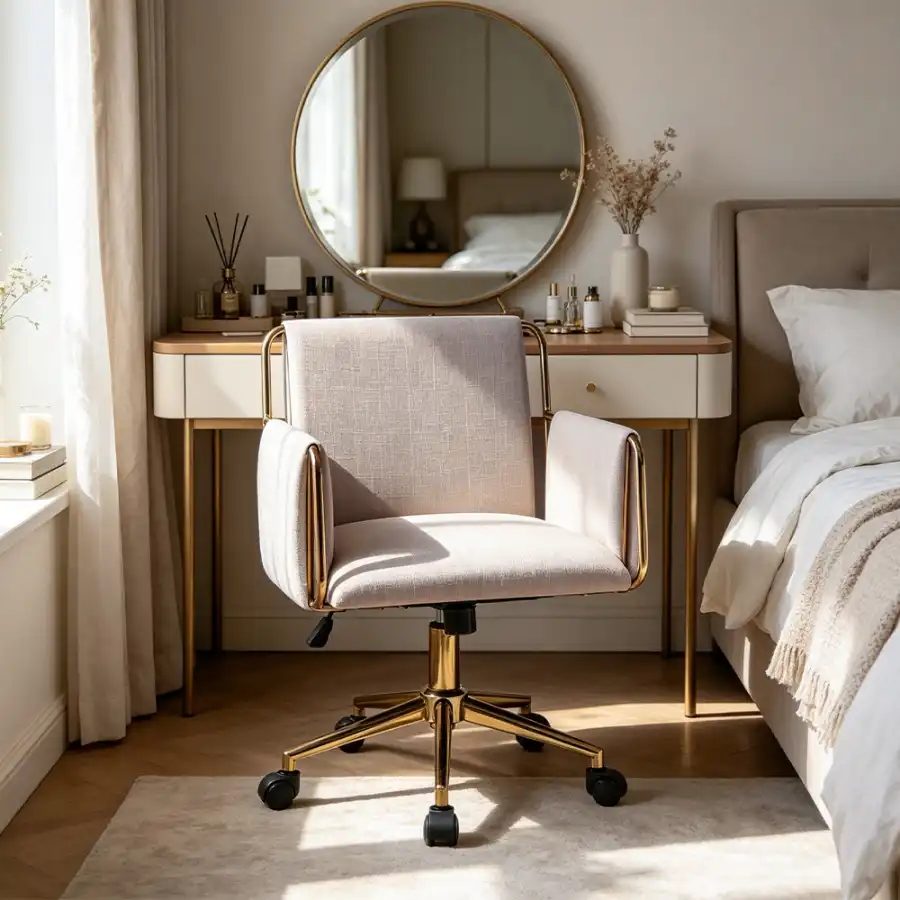 Where to find a comfortable light color upholstered office chairs?